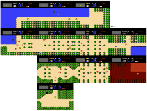 All the lands visited in day 17