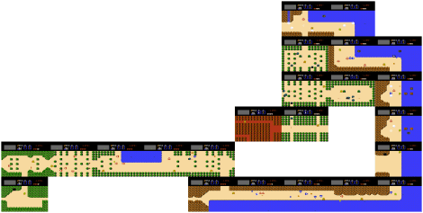 All the regions visited on day 58