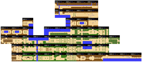 Territories visited from my first awakening through day 37.