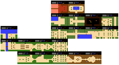 All the lands visited on day 37