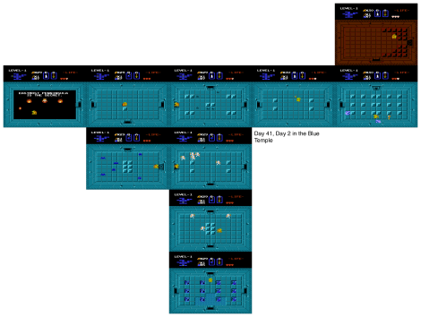 Chambers explored on Day 2 in the Blue Temple. 